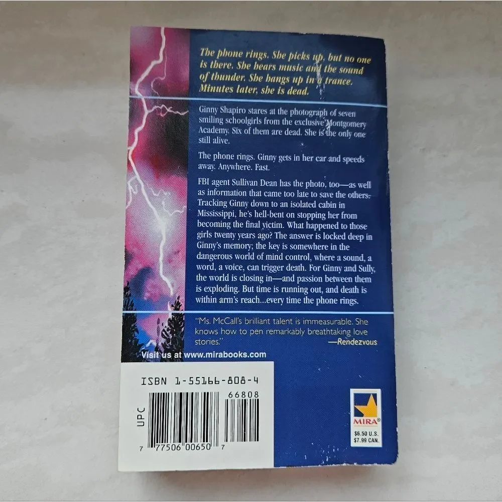 Dinah McCall 'Storm Warning' Book